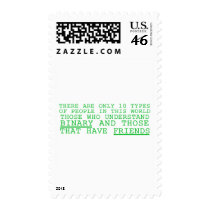 Binary vs. Friends postage
