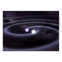 Binary White Dwarf Greeting Card
