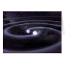 Binary White Dwarf Greeting Card