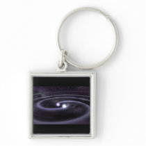 Binary White Dwarf Key Chain