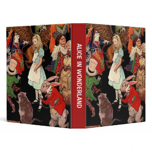 Binder Alice in Wonderland binder