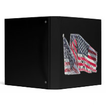 Binder American Flag Cutout
