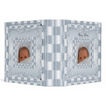 Binder Baby Boy Photo Album Blue Floral