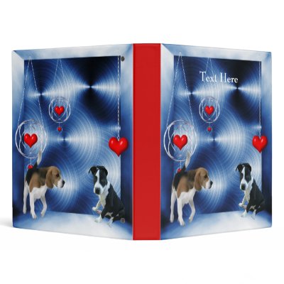 Binder Beagle Loves Pit by ZizzagoFriends