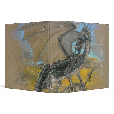 Binder - Black Dragon by pawtraitart