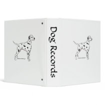 Binder: Black-Spotted Dalmatian