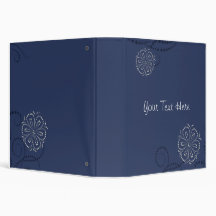 binder blue dot