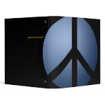 Binder Blue Peace, School, Recipes, Journal