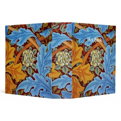 Binder Book Vintage Art William Morris 3 by Zazzle_Vintage