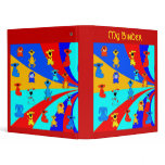Binder Boys Girls Collage Animals