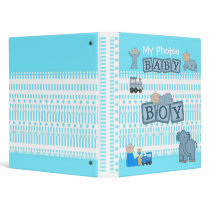 Binder Boys New Baby Boy Blue Photos by Shan_Darling_Gifts Binder Boys New Baby Boy Blue Photos