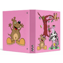 binder "cartoon" animals