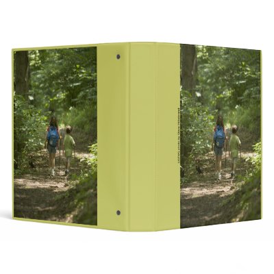 Binder / Children Hiking in the Woods by moxieann