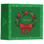 Binder - Christmas Holiday Wreath