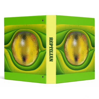 BINDER COLORFUL EYE OF THE REPTILE HERPETOLOGY by layooper