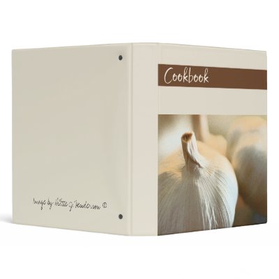 Binder Cookbook with Garlic image by DiEtte