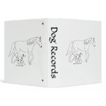 Binder: Dalmatian & Horse