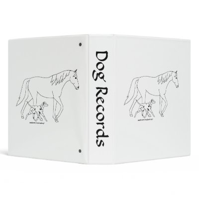 Binder: Dalmatian & Horse by WoofNWhinny