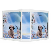 Binder Dalmation in Flowerworld