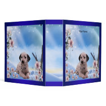 Binder Dalmation in Flowerworld