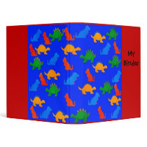 Binder Dinosaurs by Shan_Darling_Gifts Binder Dinosaurs