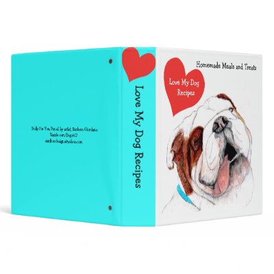 Binder, Dog Food Recipes by Dogs4U
