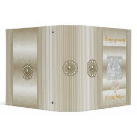 Binder Engagement Photo Album Biege Pearl Jewels