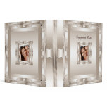 Binder Engagement Photo Album Cream Art Deco
