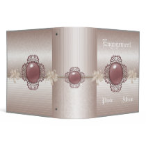 Binder Engagement Photo Album Pink Salmon Jewel by Zizzago Binder Engagement Photo Album Pink Salmon Jewel