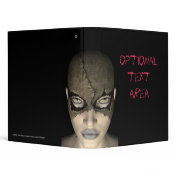 Binder - Female face, with optional text area