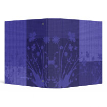 Binder - Flower Basket Weave (PURPLE)