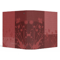 Binder - Flower Basket Weave (ROSE)