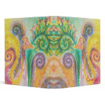 Binder/Folder with Colourful Bird Design