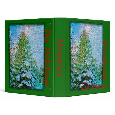 Binder for Christmas Scrapbooking by tinamfisher