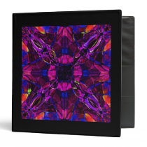 Binder - Fractal Pattern purple