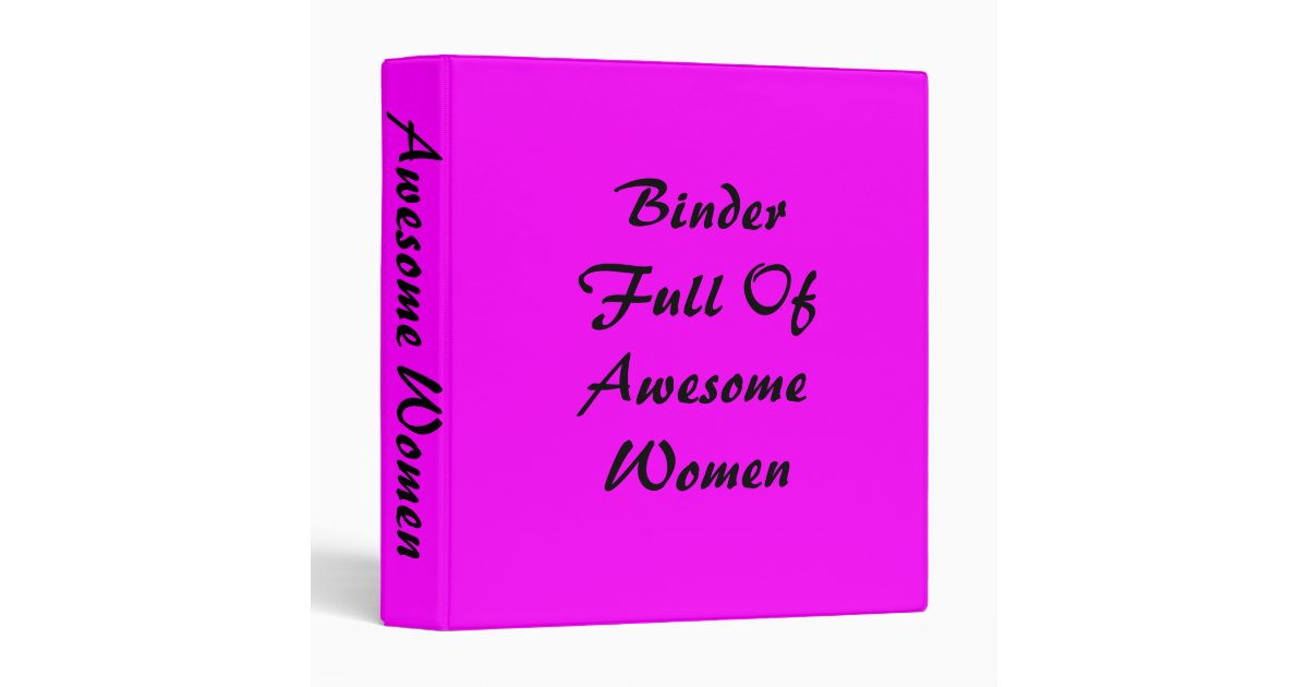 Binder Full of Women Zazzle