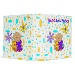 Binder Girls Baby Purple Yellow Flowers