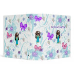 Binder Girls Butterfly Flowers Bugs Girl