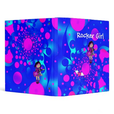 Binder Girls Rocker Girl by Shan_Darling_Gifts