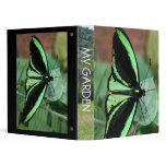 Binder: Green Butterfly