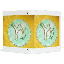 binder green martial arts fighter