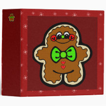 Binder - Holiday Gingerbread Man