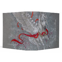 Binder - Holiday Pegasus by pawtraitart Binder - Holiday Pegasus