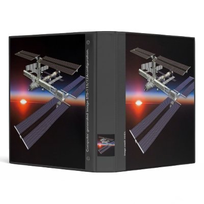 Binder / International Space Station by moxieann