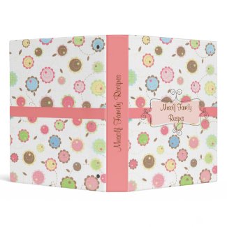 Binder Kitchen Recipes funky cute fun sweet simple binder