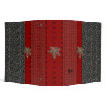 Binder Leather Red Black