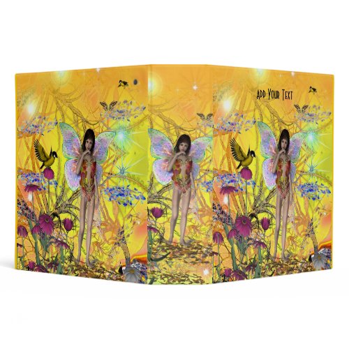 Binder Little Yellow Fairy For Children 2 binder
