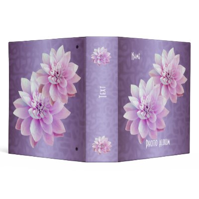 Binder Lotus Flowers Purple Photo Album by Zizzago