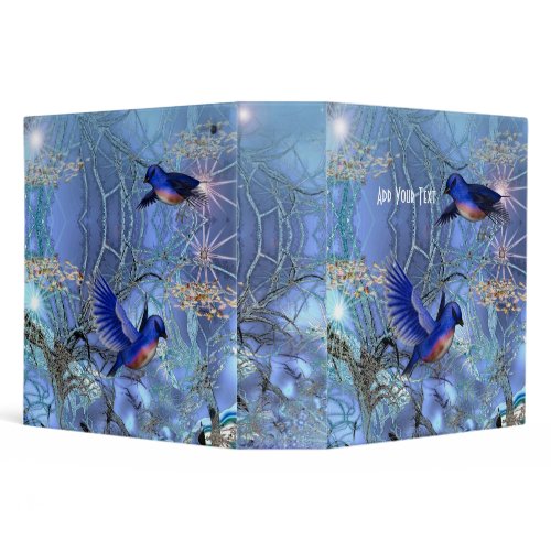 Binder Magical Blue Birds 2 binder