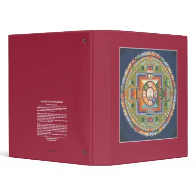BINDER Mandala of Compassion - perfect for Dharma by Tibetan_Thangka_Art